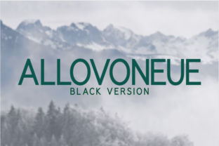 Allovoneue Black: A Bold Sans Serif for Business