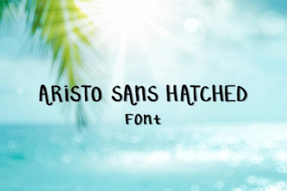 Aristo Hatched: A Modern Sans Serif Typeface Review
