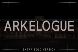 Arkelogue Extra Bold: A Clean Sans Serif for Modern Web Design