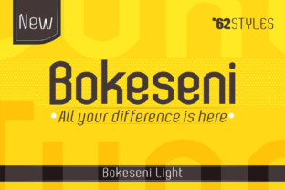 Bokeseni Light: A Clean Sans Serif Font for Crafters