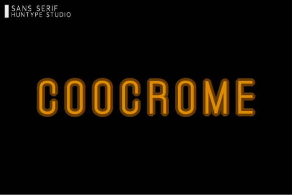 Coocrome: A Distinct Sans Serif Font for Editorial Design