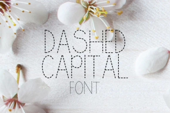 Dashed Capital: A Vintage Sans Serif Typeface Review
