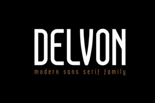 Delvon: A Clean Sans Serif Font for Modern Editorial Design
