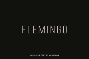 Flemingo: A Modern Sans Serif Font for Crafters