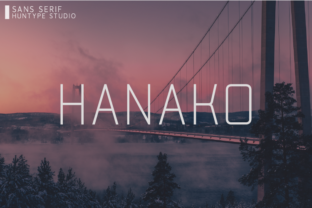 Hanako: A Sophisticated Sans Serif Font for Makers