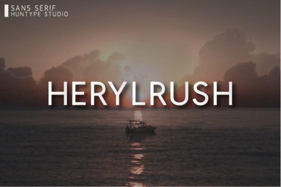 Herylrush Typeface for Modern Branding