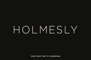 Holmesly: A Smooth Sans Serif Font for Modern Branding