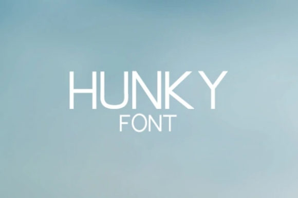 Hunky: The Cute Sans Serif Font for Makers