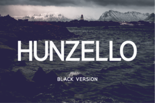 Hunzello Black: A Modern Sans Serif Font for Brands