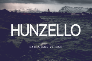Hunzello Extra Bold: A Modern Sans Serif for Brands