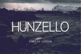 Hunzello Regular: A Modern Sans Serif for Your Brand