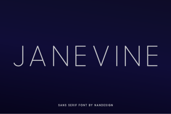 Janevine: The Elegant Round Sans Serif Font for Crafters
