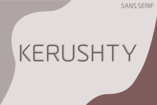 Kerushty: A Refined Sans Serif Font for Editorial Design