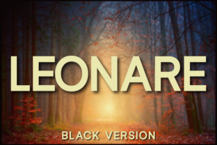 Leonare Black: A Versatile Sans Serif for Modern Brands