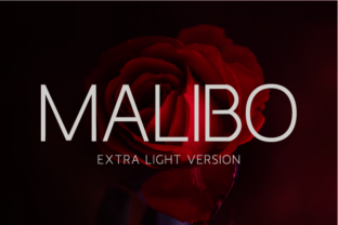 Malibo Extra Light: A Premium Sans Serif Font for Brands