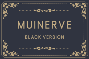 Muinerve Black: A Premium Sans Serif for Campaigns