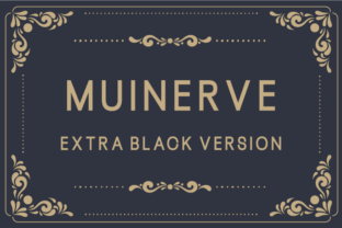 Muinerve Extra Black: A Bold Sans Serif for Makers