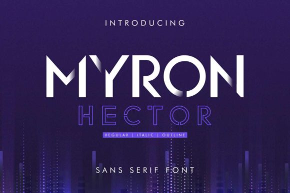 Myron Hector: A Bold Typeface for Makers