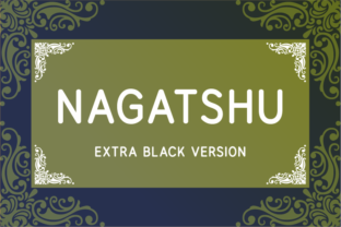 Nagatshu Extra Black: A Bold Sans Serif for Web Design