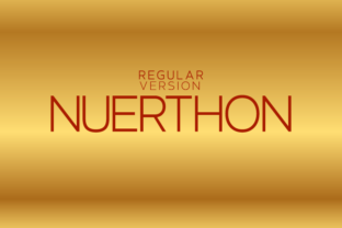 Nuerthon Regular: A Modern Sans Serif Font for Makers
