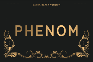 Phenom Extra Black: A Bold Font for Modern Brands