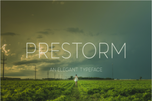 Prestorm: A Modern Sans Serif for Editorial Elegance
