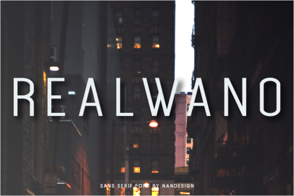 Realwano: The Modern Sans Serif Font for Bold Campaigns