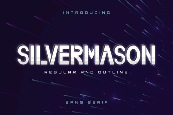 Silvermason: A Bold Sans Serif Typeface for Modern Editorial Design