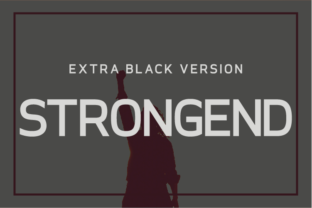 Strongend Extra Black: The Bold Font for Modern Brands