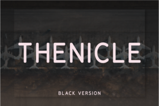 Thenicle Black: A Premium Sans Serif Font for Web Design