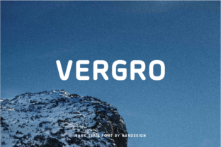 Vergro: A Clean Sans Serif Typeface for Modern Branding