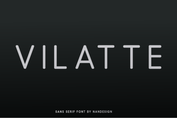 Vilatte: A Clean Sans Serif Font for Editorial Design